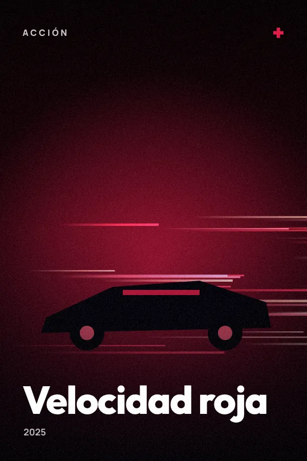 Póster de Velocidad roja